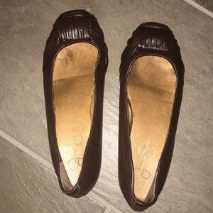 Brown Jessica Simpson flats